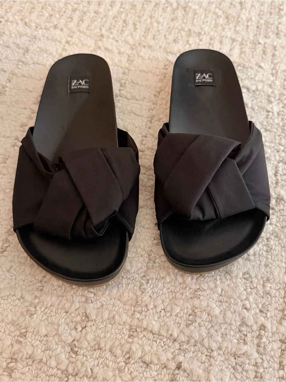 Zac Zac Posen Santana Slide (Black, 8.5 Women)
